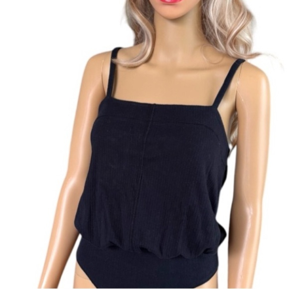 💗Free People💗 Black Sleeveless Bodysuit | Size S